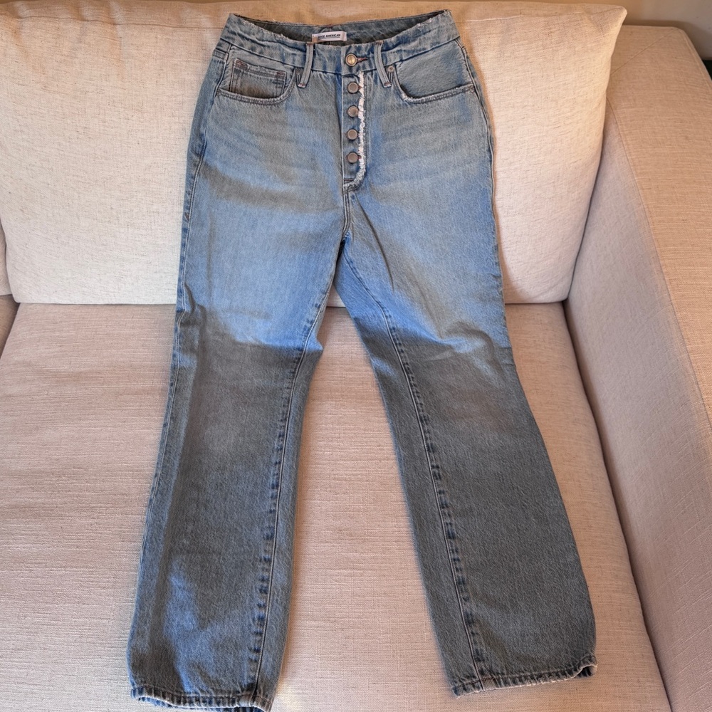 Good American Women’s 
Straight Leg‎ Jeans Size 2